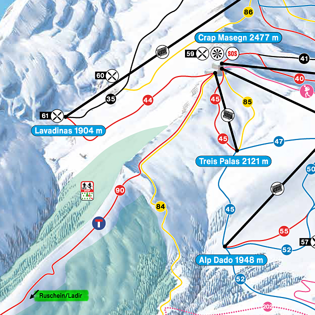 Talabfahrt zum boardercamp nach Ruschein