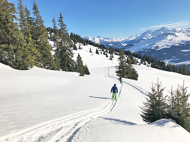 Talabfahrt Ruschein/Ladir zum Boardercamp (Laax)